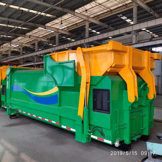 16m3 Waste Compression Container Compactor Skip Mobile Garbage Station