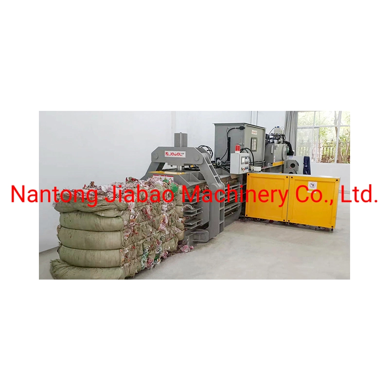 Horizontal Hydraulic Cardboard Baler Machine/Full Automatic Waste Plastic Press Machine/Waste Can Press Packing Machine/Used Clothes Compactor